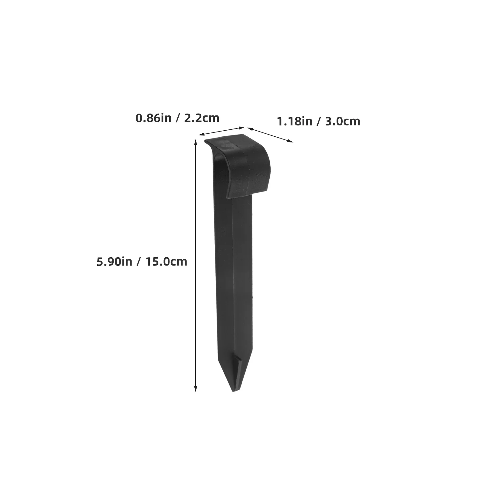 10 قطعة مثبت الحديقة على شكل حرف L حصة النبات دعم القطب بالتنقيط الري حامل الأرض إدراج قابلة لإعادة الاستخدام مادة Pp حديقة