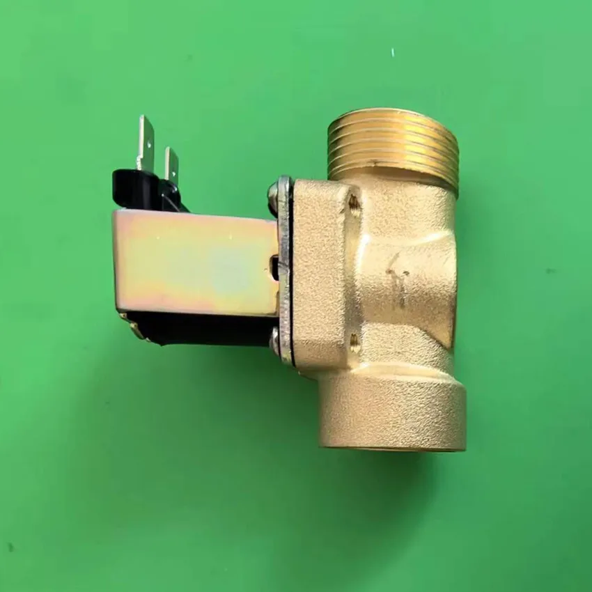 3/4\'\' Female To Male Normally Closed Electric Brass Solenoid Valve Magnetic Switch DC 12V 24V AC 110V 220V Solar Hot Water Valve