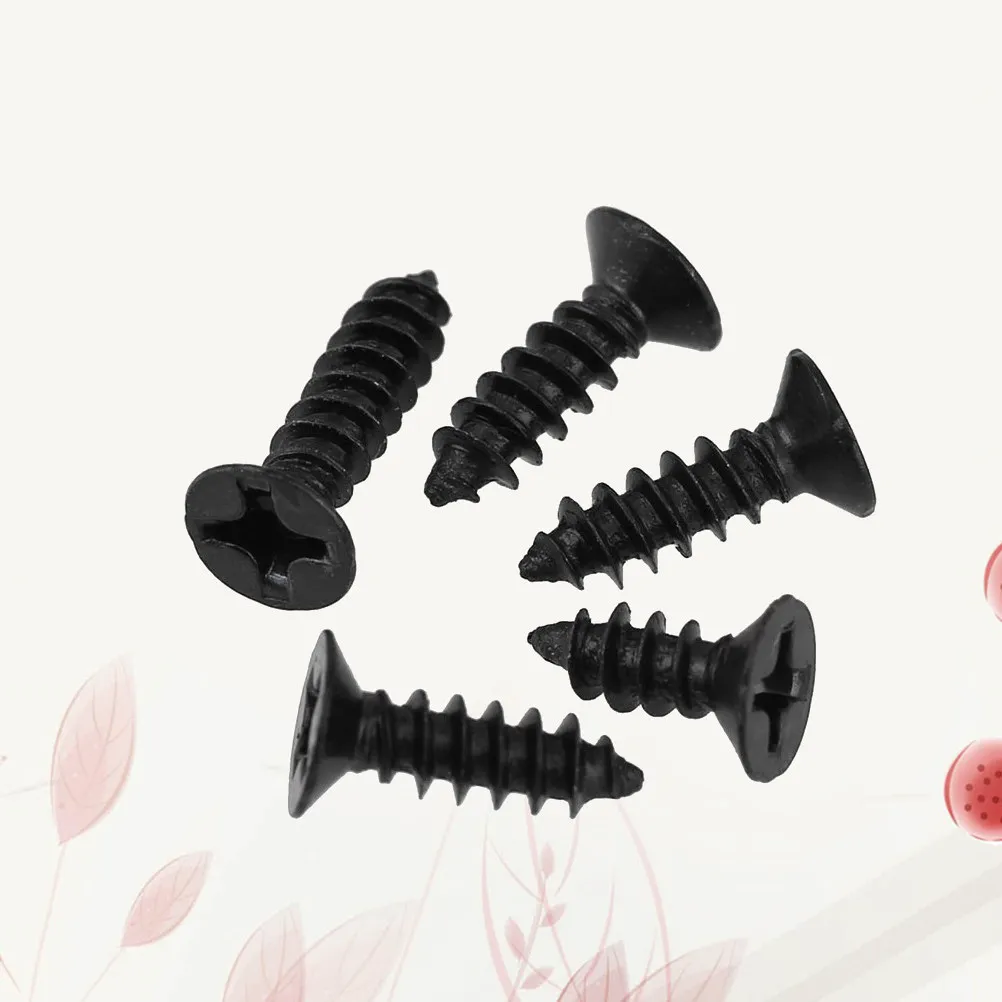 

100Pcs Corrosion Resistant Self-Tapping Screws Stainless Steel Flat Head Cross Countersunk for Drywall Wallboard Floorboard Wood