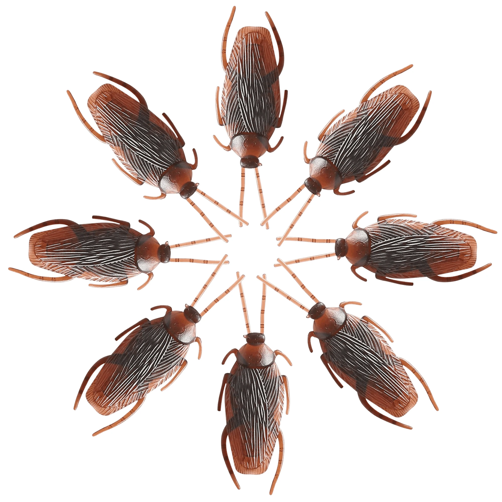 5-50 قطعة مقلد صرصور الحشرات الحلي الصراصير التعرف على المراقبة الدعائم DIY بها بنفسك هالوين المنزل سطح المكتب زينة ZYF