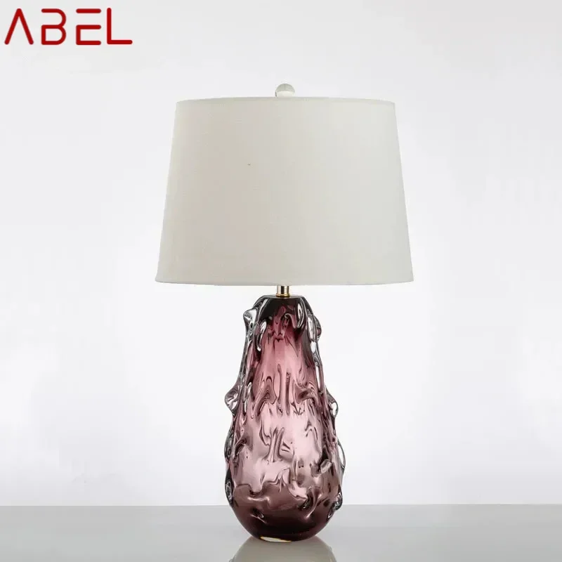 Abel nordic esmalte candeeiro de mesa arte moderna iiving quarto estudo hotel led personalidade originalidade luz mesa