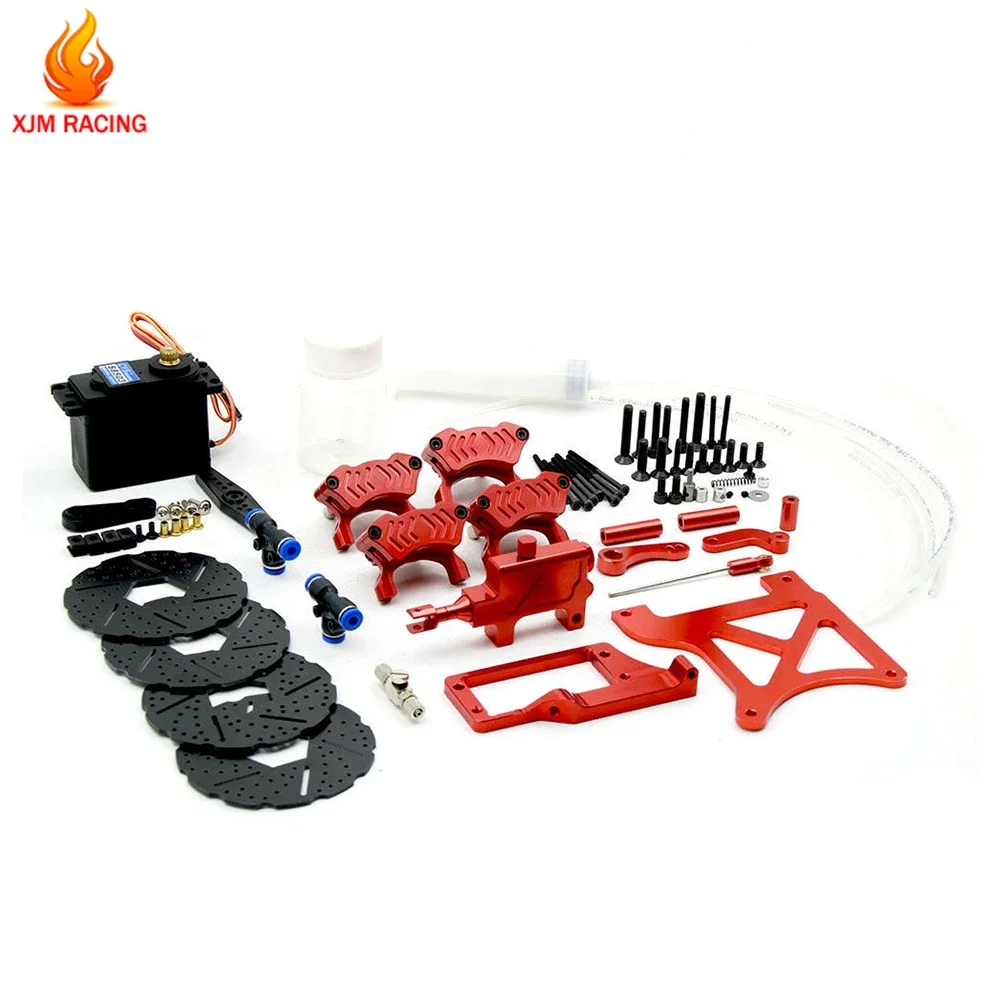 Set freno idraulico a quattro ruote per 1/5 Hpi Rofun Baha King Motor Rovan Baja 5b 5t 5sc Rc parti di corse automobilistiche