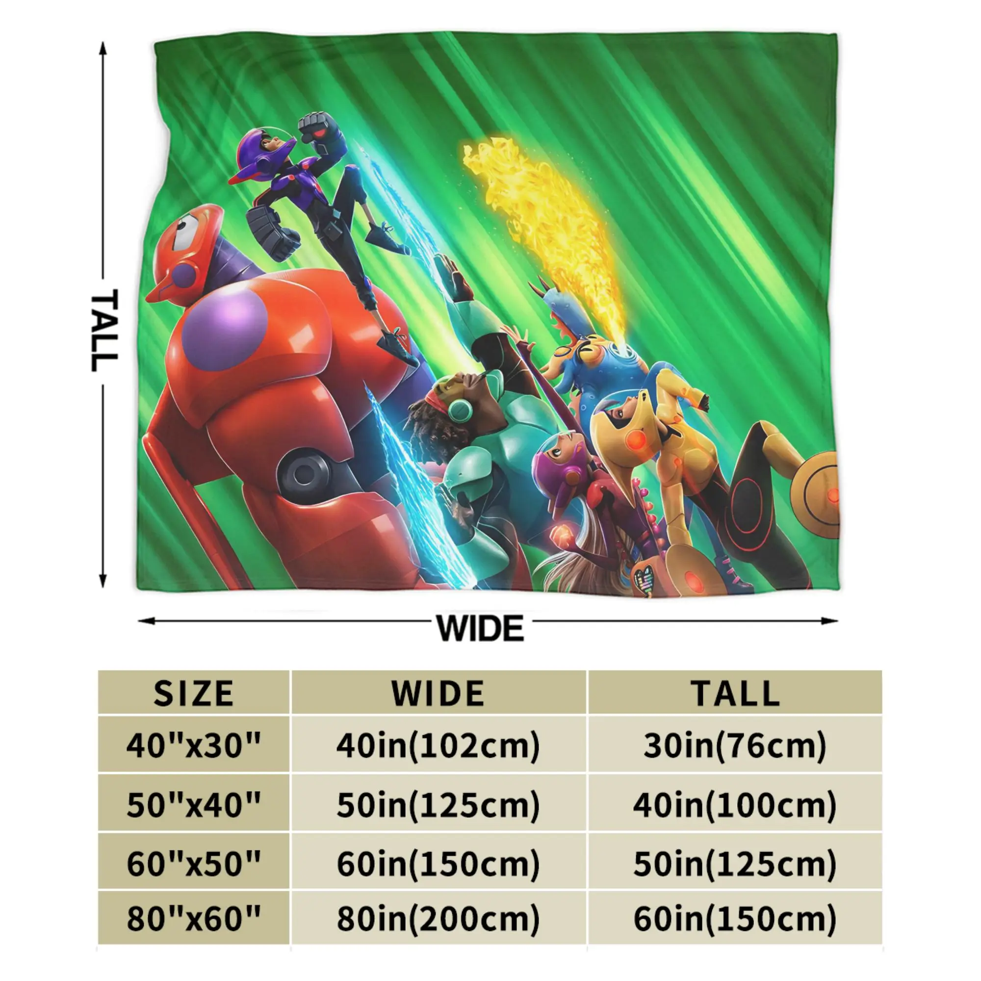 بطل كبير Baymax درع الفانيلا بطانية هيرو حمادا الجدة رمي بطانية لحاف 125*100 سنتيمتر سوبر لينة #6