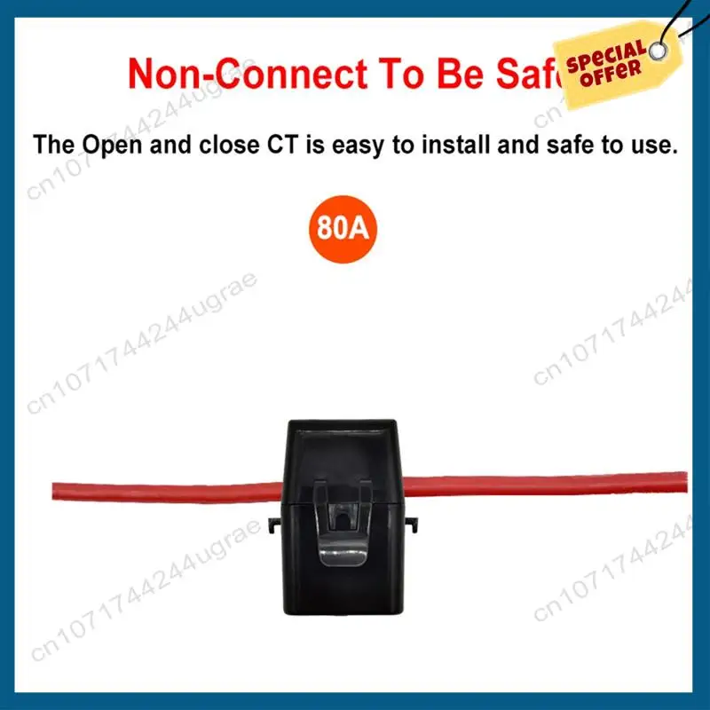 -A15I Tuya Smart Energy Meter Power Production Consumption Bidirectional Power Monitor 0.2-80A Support APP Control