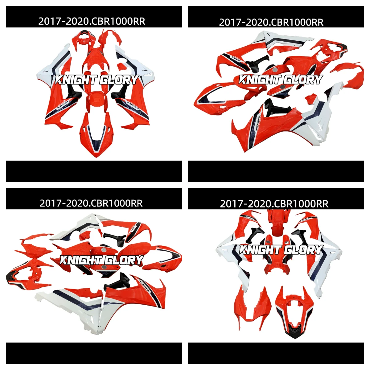 

Full set of motorcycle injection molded body coverings. Suitable for CBR1000RR models from 2017 and 2020. Body coverings.