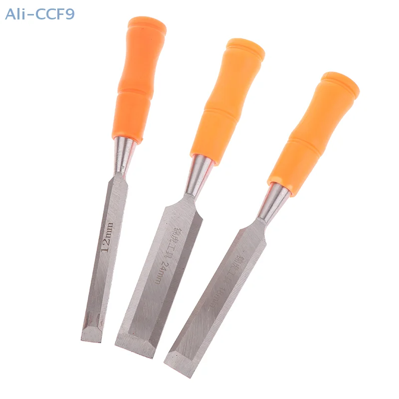 12/18/24mm Wood Carving Flat Chisel Carving Knife For Woodcut Working Carpenter Woodworking Tools For Carpenter Wood Tool 1/3pcs