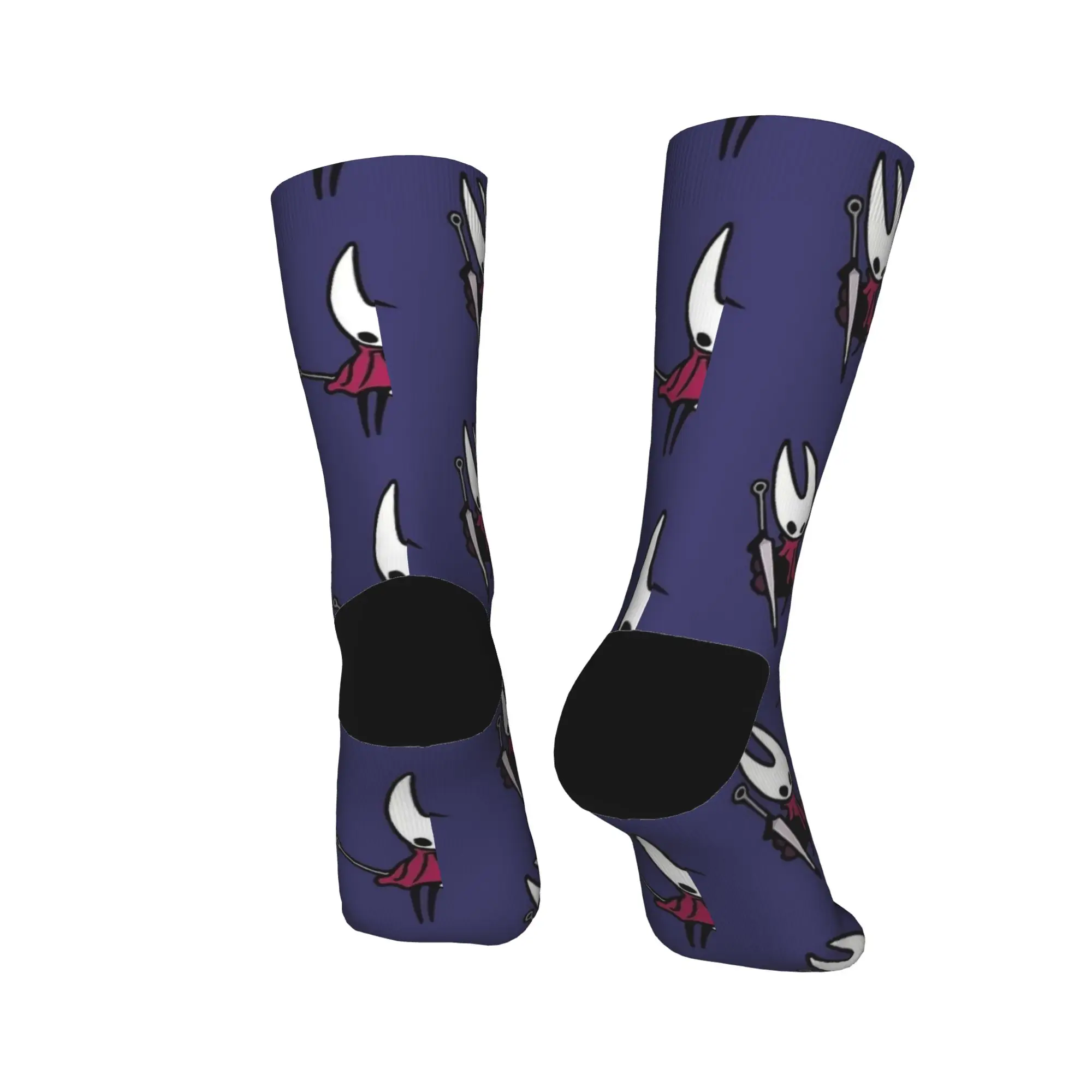 Hornet van zijden lied holle ridder Sokken Winterkousen Retro Zachte ademende sokken voor heren Hardloopsport Antislipsokken