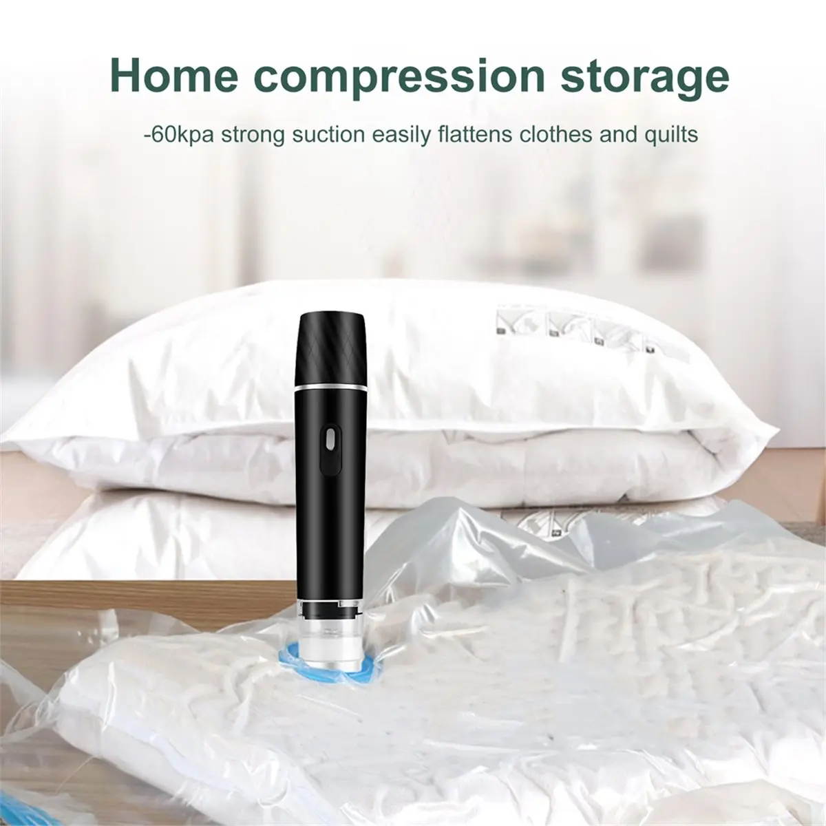 【STABLE QUALITY】Powerful Vacuum Sealing Stick Electric Food Bag Sealers Wet and Dry Use Snacks Packer Home Compression Storage T