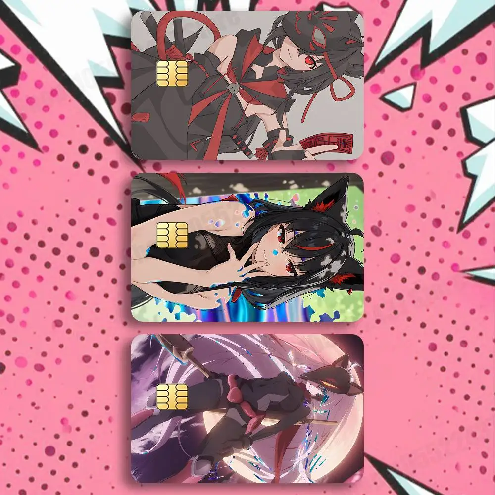 

Movie BLACKFOX Anime Holographic Laser Shinny Film Skin Cover Sticker for Debit Credit Card Bank Card