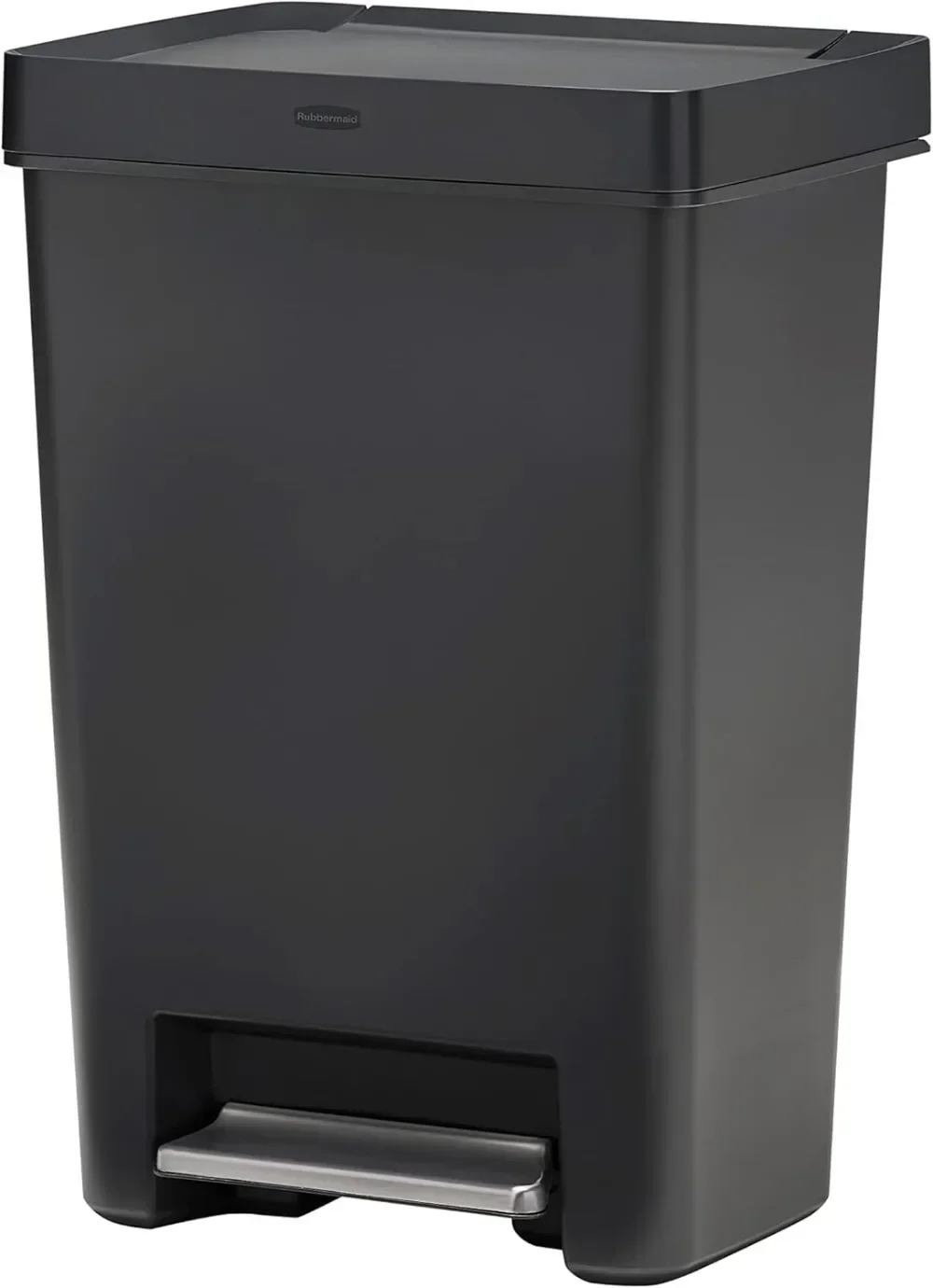 

Premier Series II Step-On Trash Can for Home and Kitchen, with Lid Lock and Slow Close, 13 Gallon, Charcoal