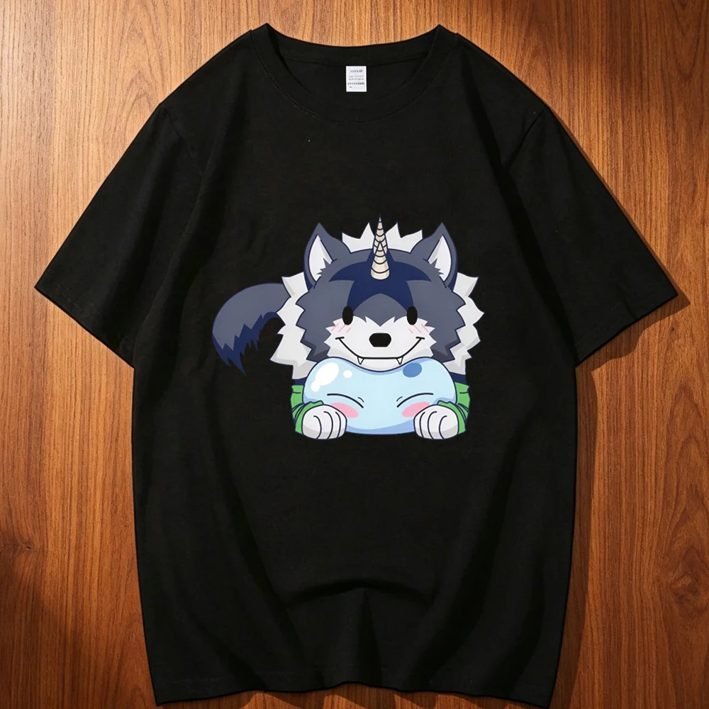 That Time i Got Reincarnated As a Slime cotton shirt teen 2000s aesthetic Digital harajuku graphic Pastel women korean clothes