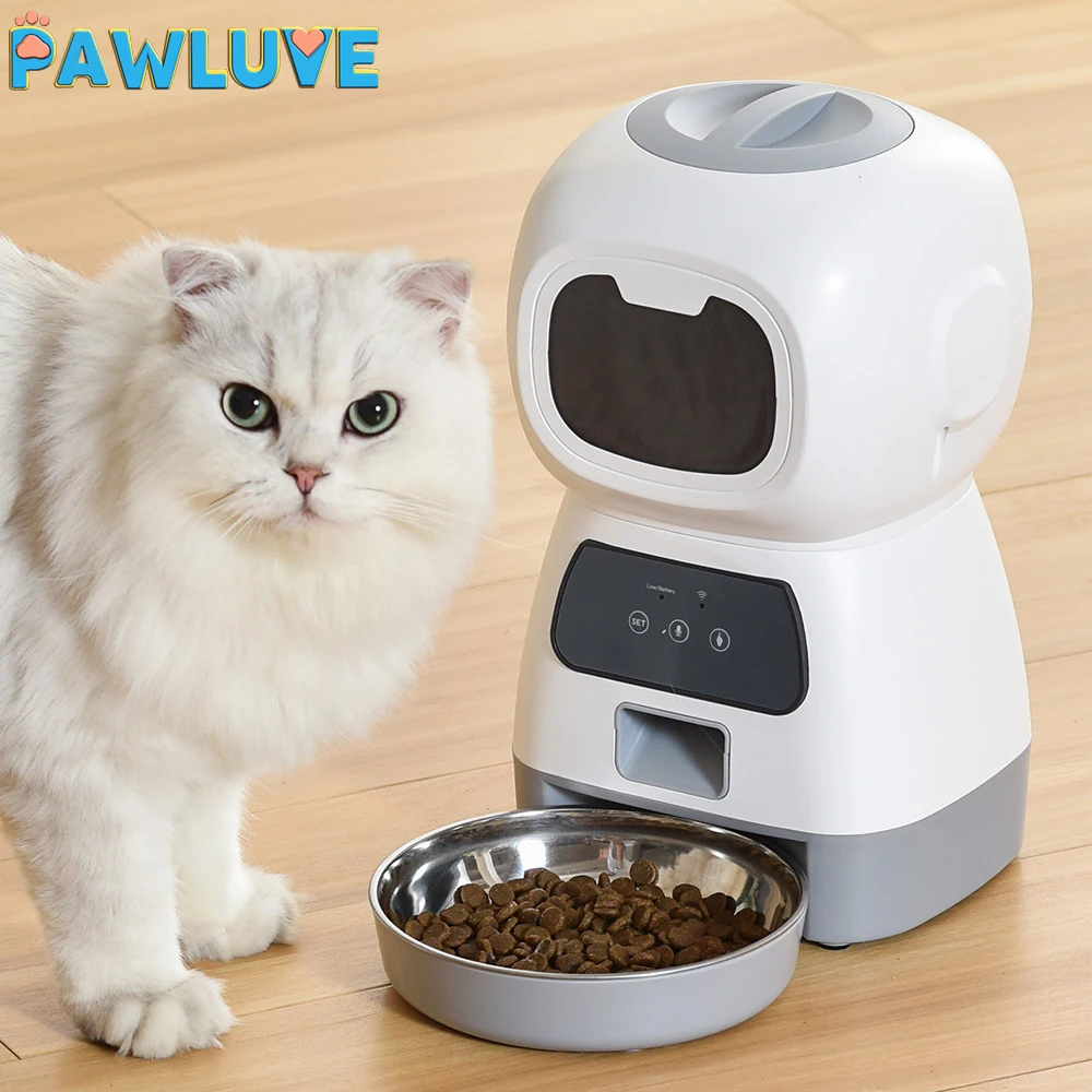 

WIFI intelligent control 3.5L Elf pet feeder automatic timing quantitative feeding machine wireless APP feeding