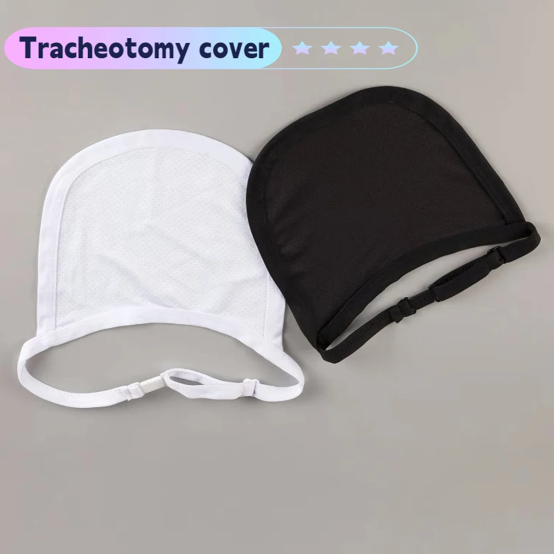 

1 шт., случайная канюля трахеи, белая, черная трубка трахеостомы, ветрозащитная крышка, регулируемый пылезащитный чехол, пакет для ухода за пациентом