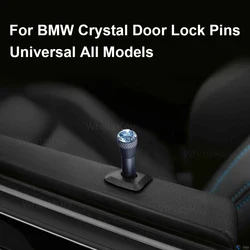 Per BMW Crystal Door Pin Lock universale tutti i modelli F10 F20 F30 G20 G30 G05 per Mini Cooper facile installazione accessori interni auto