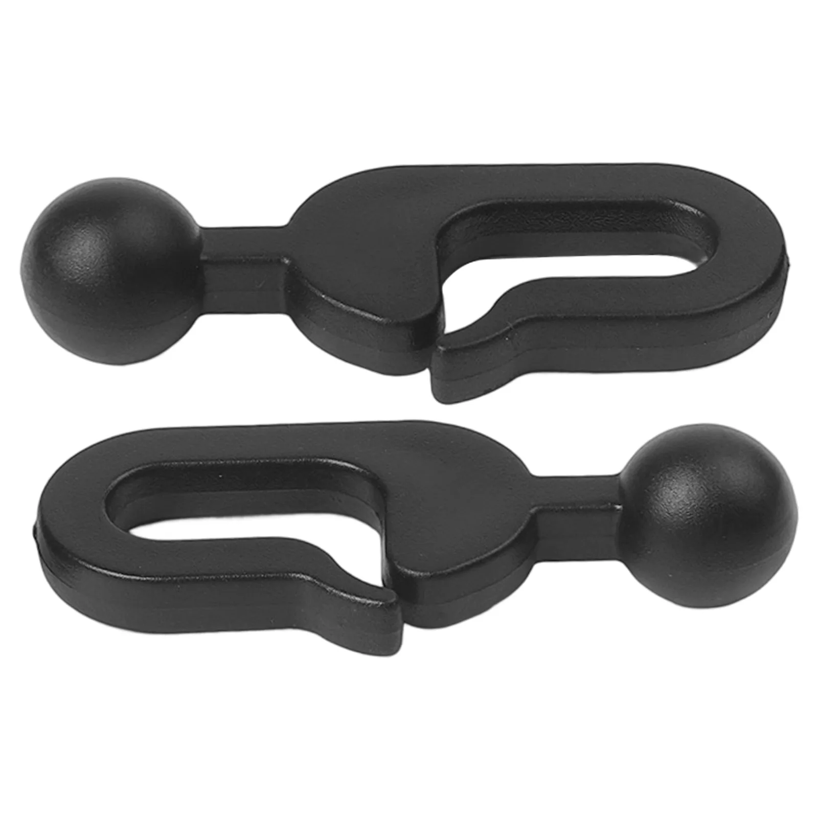 Plastic Hooks for Gazebo Curtains 50 Pack Compatible with Invisible Tracks for Outdoor Gazebo and Awning Curtains