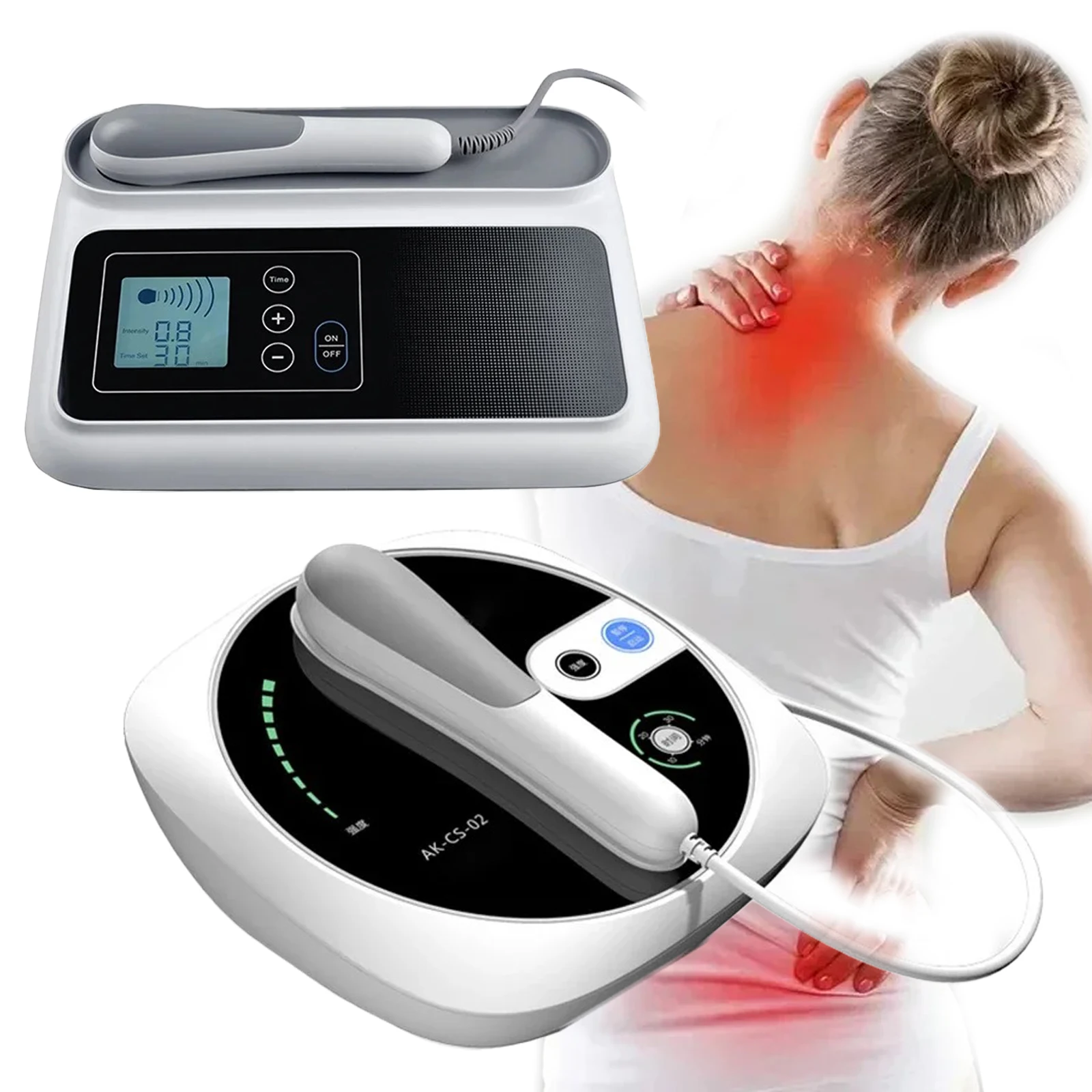 

Ультразвуковая терапевтическая машина для облегчения боли, массажа мышечных суставов, без лекарств, ультразвуковое физиотерапевтическое устройство 1 МГц, ЖК-экран