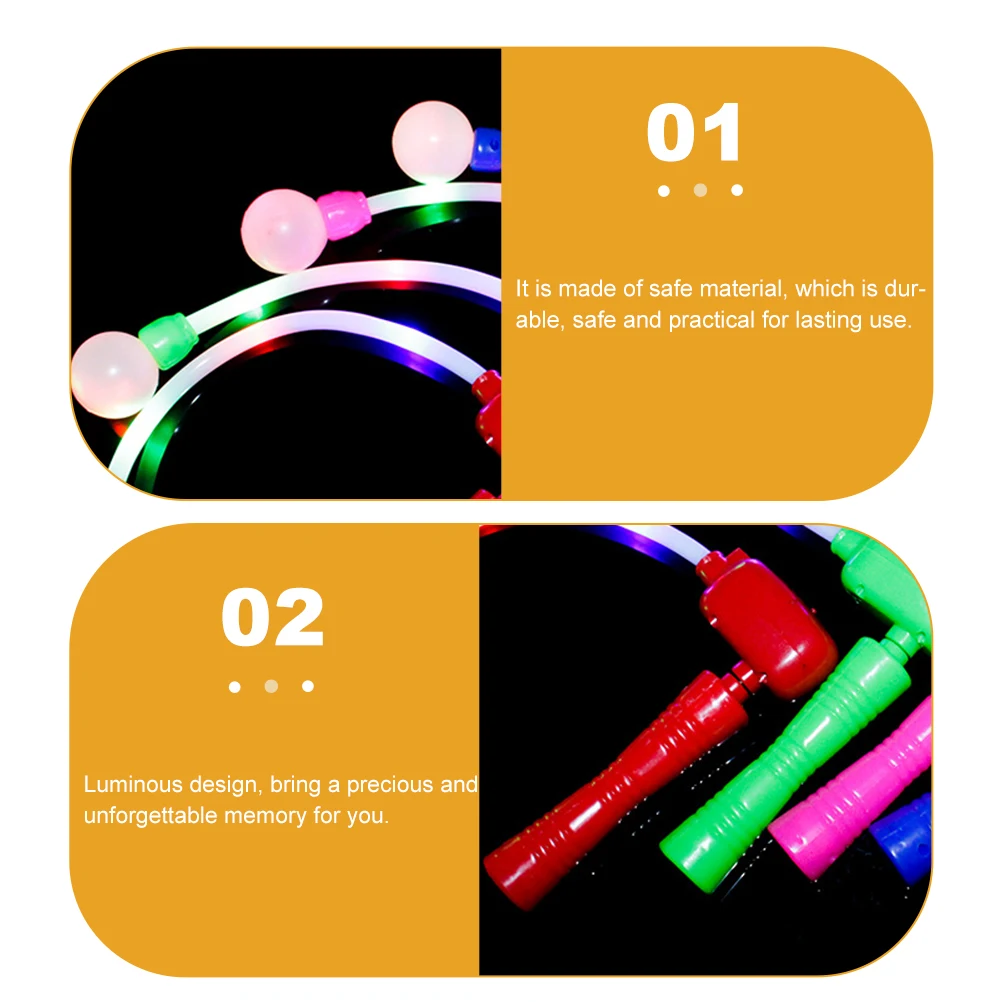 

3 Pcs for Luminous Music Stick Kids Toys Plaything Flash Baby Abs Hand Glow Sticks
