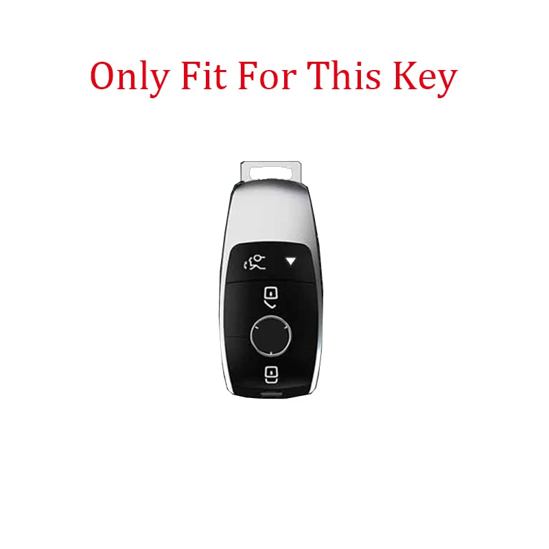 Car Key Case Cover for Mercedes-Benz A B C E G S Class CLA CLS GLA GLB GLC GLE GLS EQA EQB EQC 3 Buttons Auto Accessories