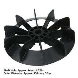 Air Compressor Fan Blade Direct-On-Line Motor 14mm Shaft 150mm Outer Diameter D Type Mechanical Equipment Air Compressor Fan