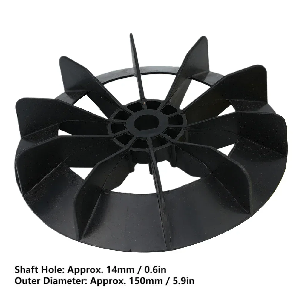 Air Compressor Fan Blade Direct-On-Line Motor 14mm Shaft 150mm Outer Diameter D Type Mechanical Equipment Air Compressor Fan