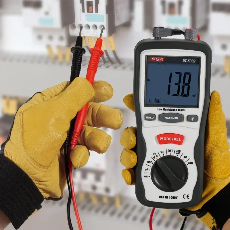 DT-5302 Digital Insulation Resistance Tester with High Precision Professional Grounding Resistance Four Wire Low Resistance