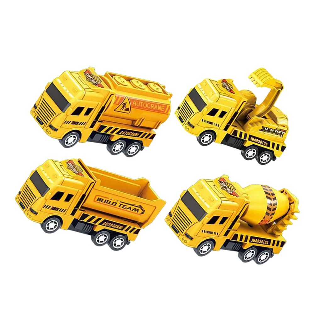 Pull Back Engineering Vehicle Small Construction Truck Model Toy Mini for Toddlers Toys