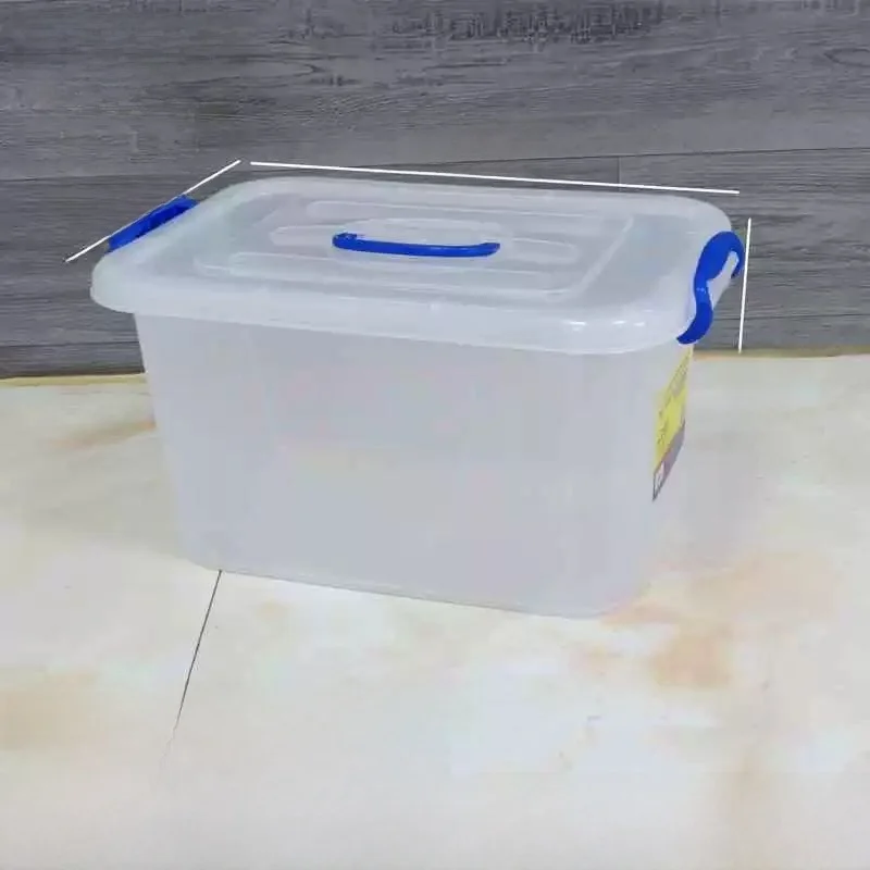 Extra Large Thickened Plastic Storage Box Cover for Clothes Organization Home Use Toy Bowl Plate Cover Bag Accessories
