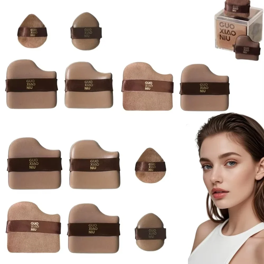 Mélangeur de maquillage, 6 pièces, coussin d'air, fond de teint, éponge, bouffantes de poudre libre, outil applicateur cosmétique, vente en gros