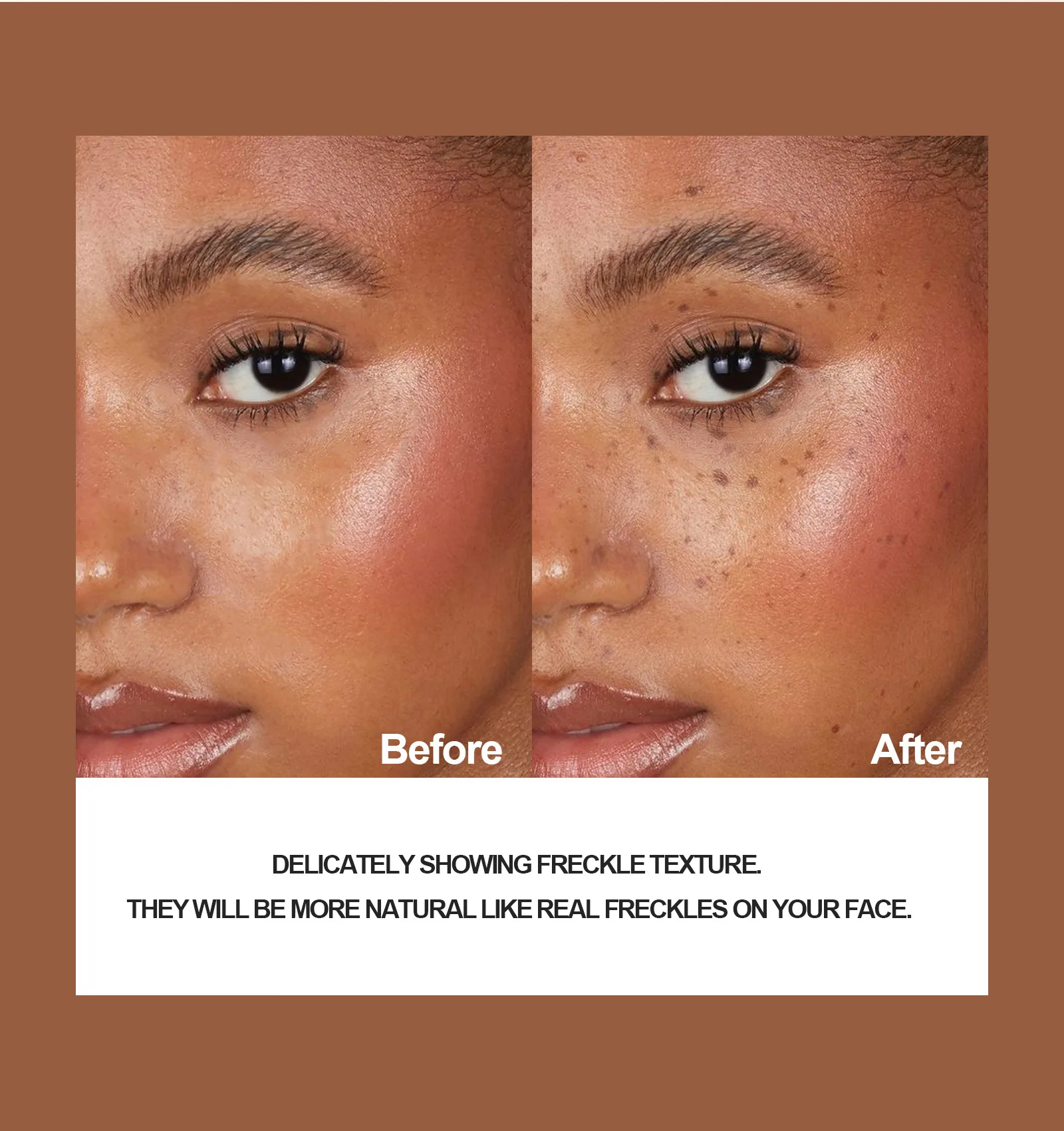 1pc 顔偽そばかすペンナチュラル防水リアルな偽そばかすペン長期的な外観ドットスポットペン Makep ツール化粧品