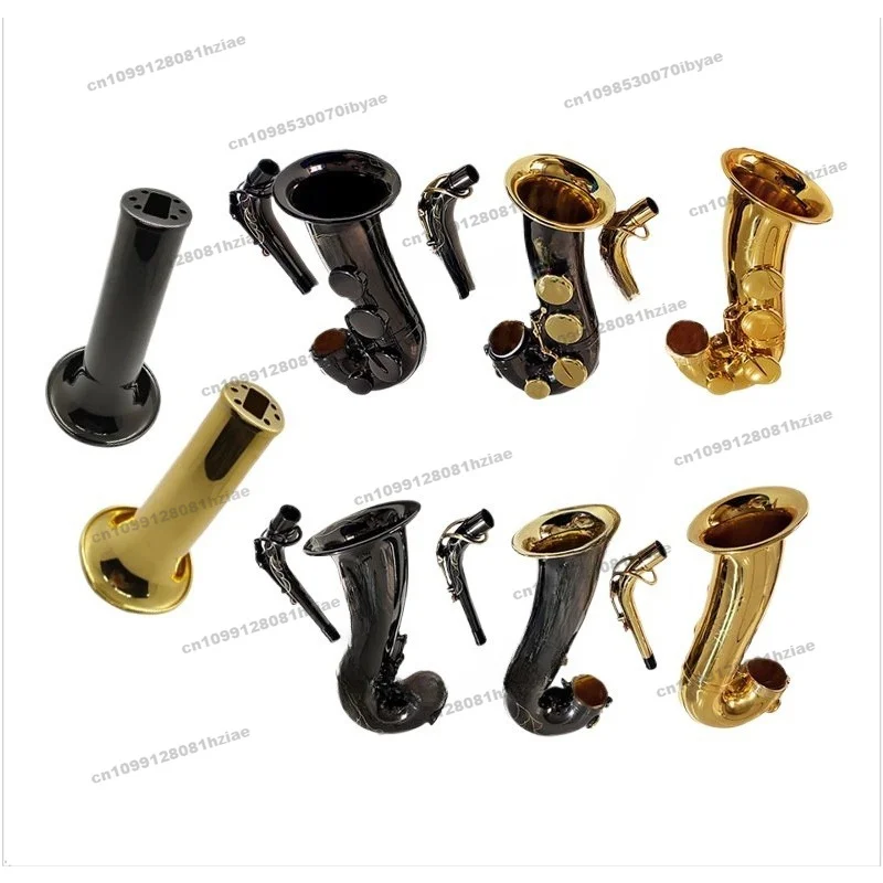 Modified Elbow Straight Pipe Yds150yds120 Electric Blowpipe Mid-treble Saxophone Pure Copper Bell Mouth Bend Neck New