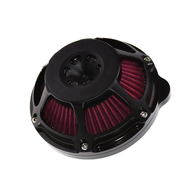 

961 Алюминиевый воздушный фильтр с ЧПУ для Harley Touring Dyna Softail, прямая замена с креплением на болтах