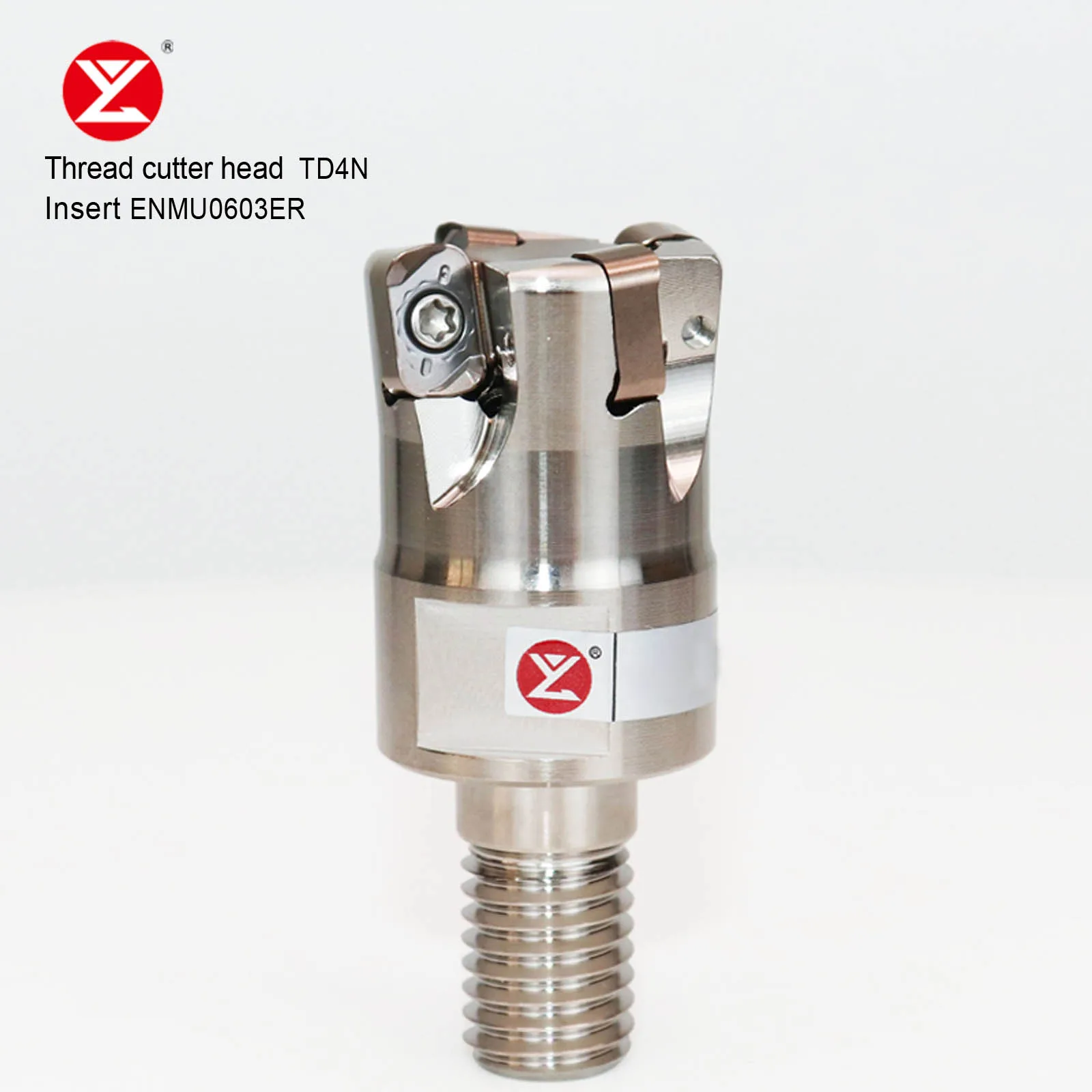 CNC Modular Type Screwed Connection Milling Cutting TD4N-25-M12-4T Thread Locking Tooth Type Cutter Head Fit Insert ENMU0603ER