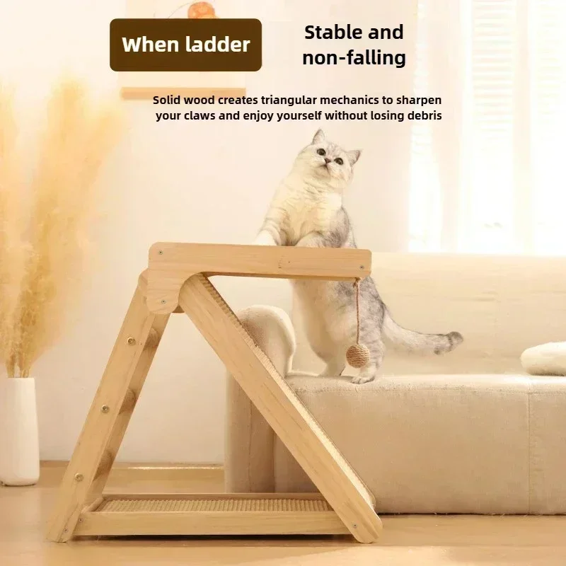 Cat Tower Pet Toys Cat Climbing Frame Collapsible Grip and Wear Resistance Chipproof Cat Scratcher House Pet Accessories