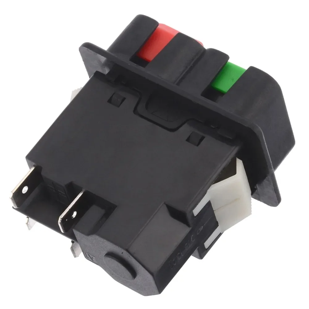 KEDU Interruttore a pulsante di sicurezza magnetico impermeabile per torni da banco, KJD17B 220V 16A 4 pin 2HP