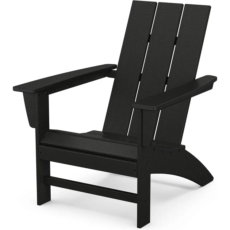 

AD420BL Modern Adirondack Chair, Black