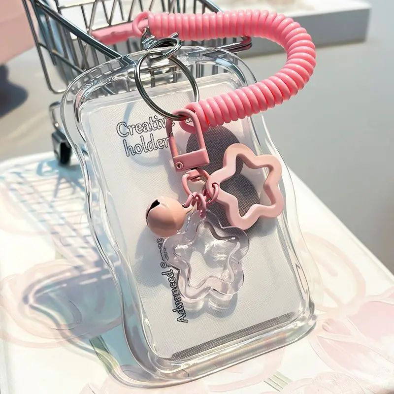 

Unique Transparent Bus Card Holder Campus Badge High-Value Cosplay Accessory