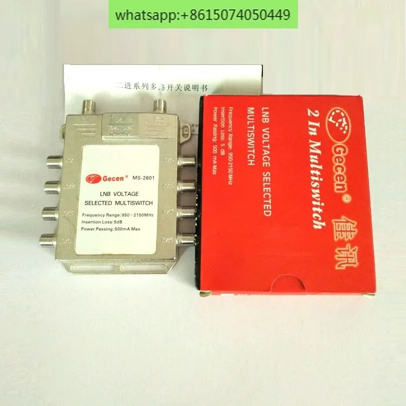 

Jiaxun 2 входа 8 выходов разветвитель мощности разветвитель MS-2801 переключатель 13 В 18 В для морского автомобиля