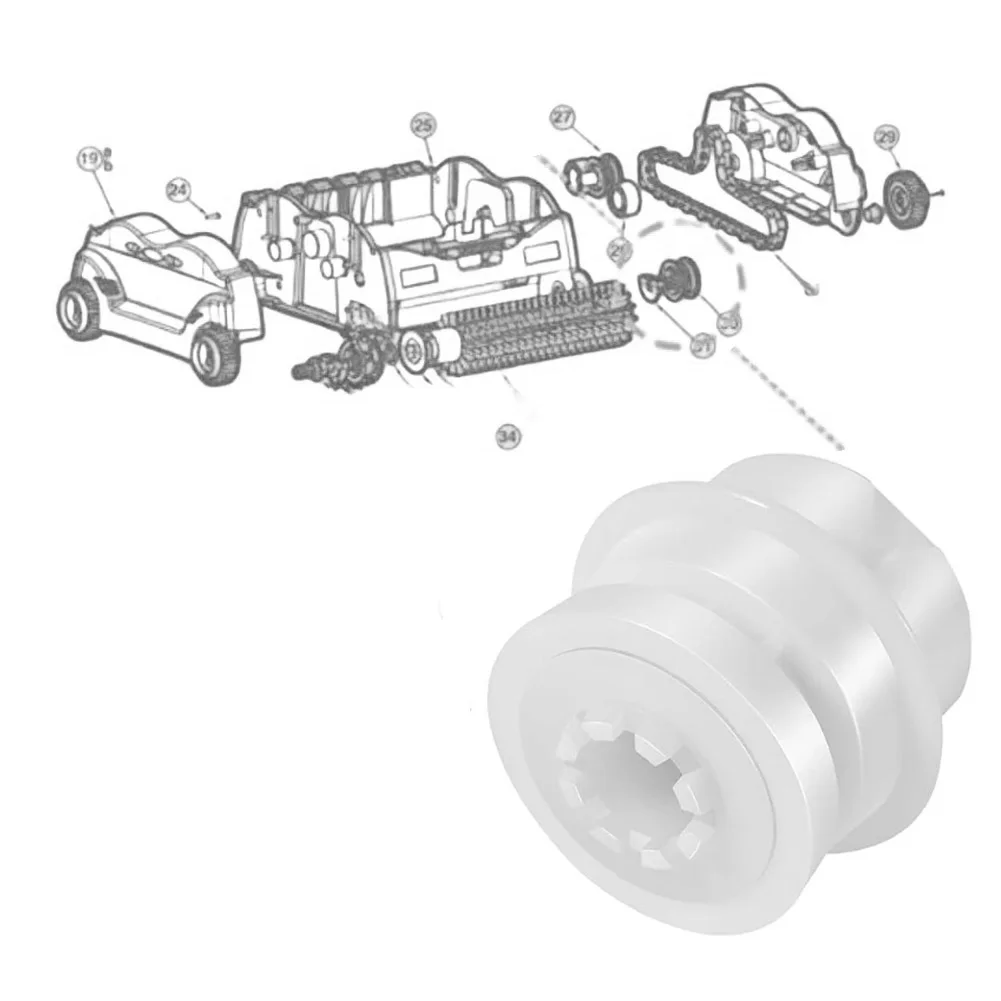 1 2 RCX26005 Bearing Complete Assembly For Cleaner Rollers Designed For Pool Cleaning Complete Assembly Included