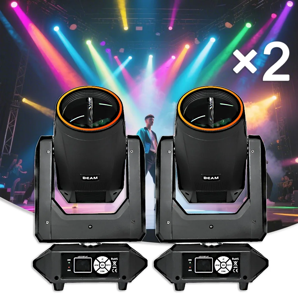 

2 шт. 295 Вт луч точечный движущийся головной светильник 14R сценическое освещение для вечеринки, свадьбы, диджея, дискотеки, ночного клуба, музыкального концерта, внутреннее освещение гобо