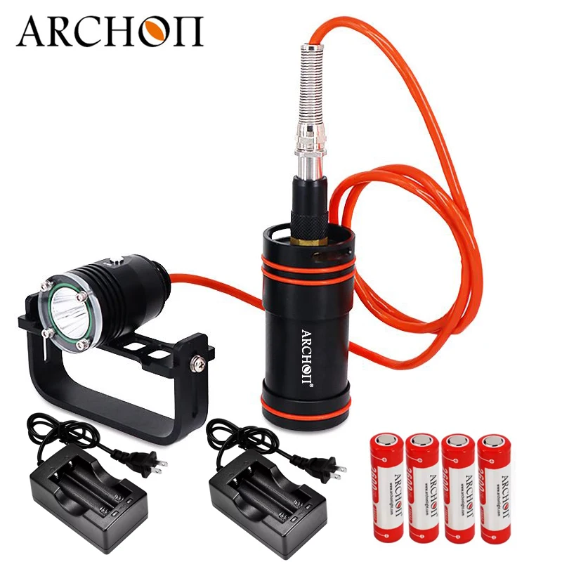 ARCHON DH26 II /WH32 II Canister Diving Light Handheld Diving Flashlight Adventure Strobe Dive Lamp Diving Video Fill Light