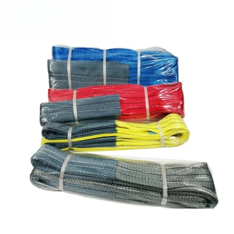 Engineering lifting slings Polyester webbing slings for cargo lashing