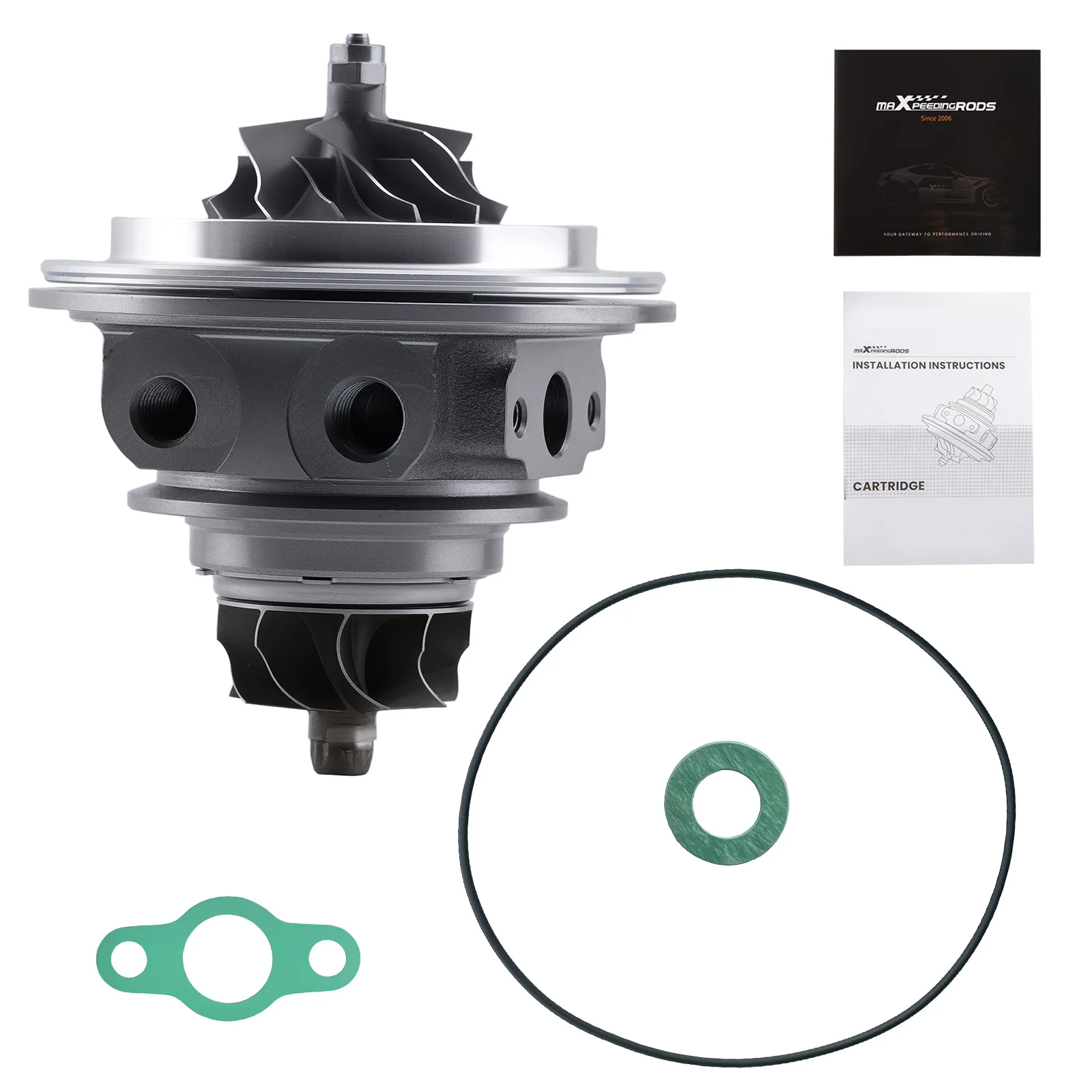 

MaXpeedingrods K03 Turbo Cartridge CHRA for Ford Explorer Edge Ecoboost Engine Focus III 2.0L for Volvo S60 C30 C50 C60 OEM CHRA