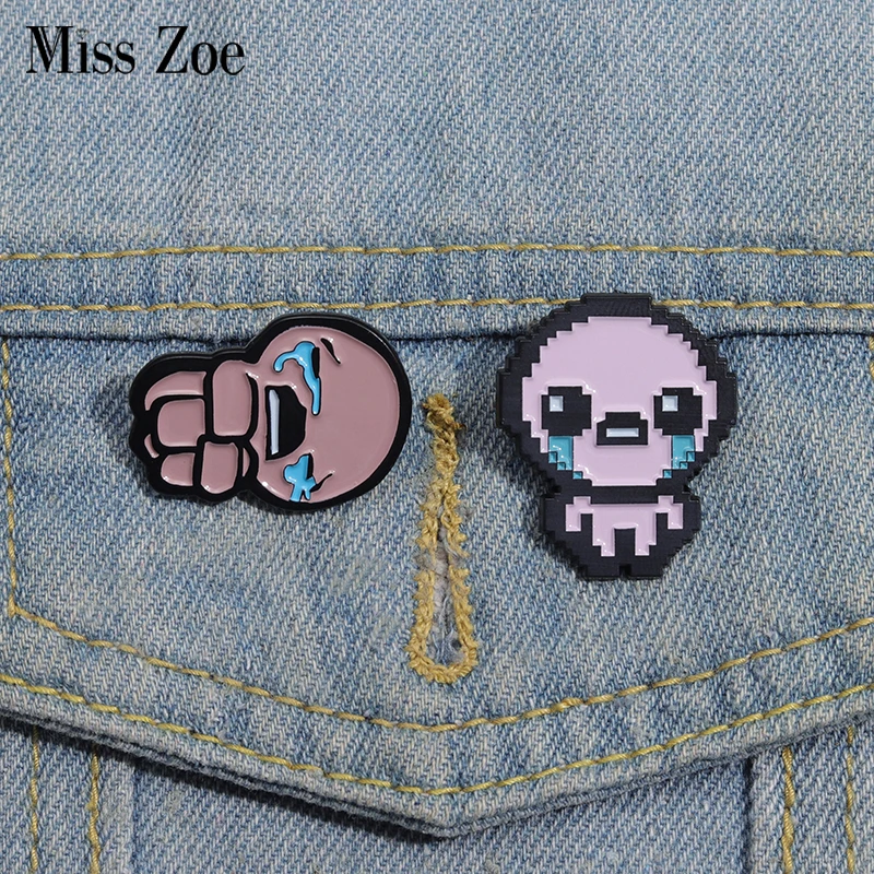 The Binding of Isaac Enamel Pins Custom Brooches Anime Games Lapel Badges Cartoon Jewelry Gift for Kids Friends