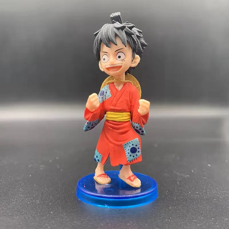 قطعة واحدة WCF صندوق أعمى Wano البلد كيمونو قطعة واحدة Q نسخة أنيمي نموذج شخصية الديكور لعبة بالجملة