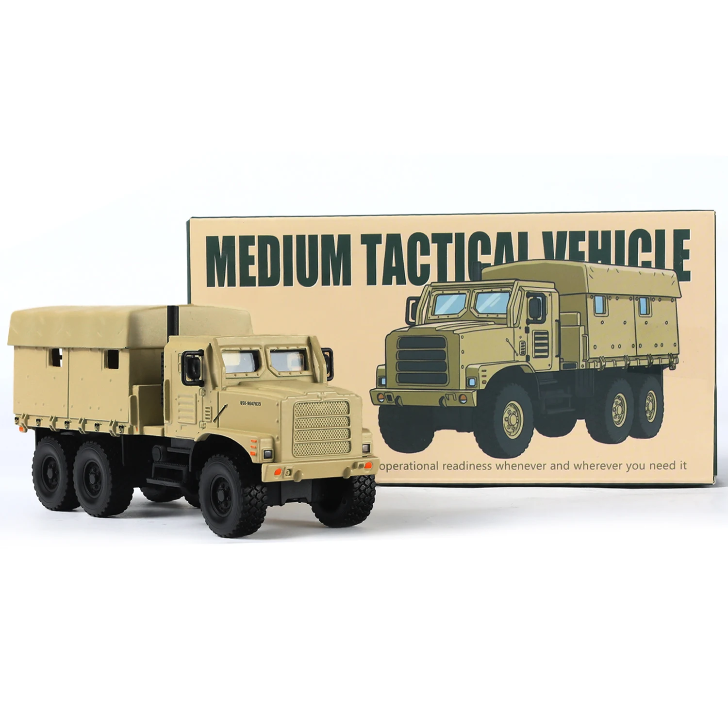 

Модель грузовика NUOTIE 1:64 MTVR MK23, желтая, литая под давлением, Mil. Реплика с детализированным дизайном для коллекционеров и энтузиастов, подарок на Рождество или день рождения для мужчин и мальчиков