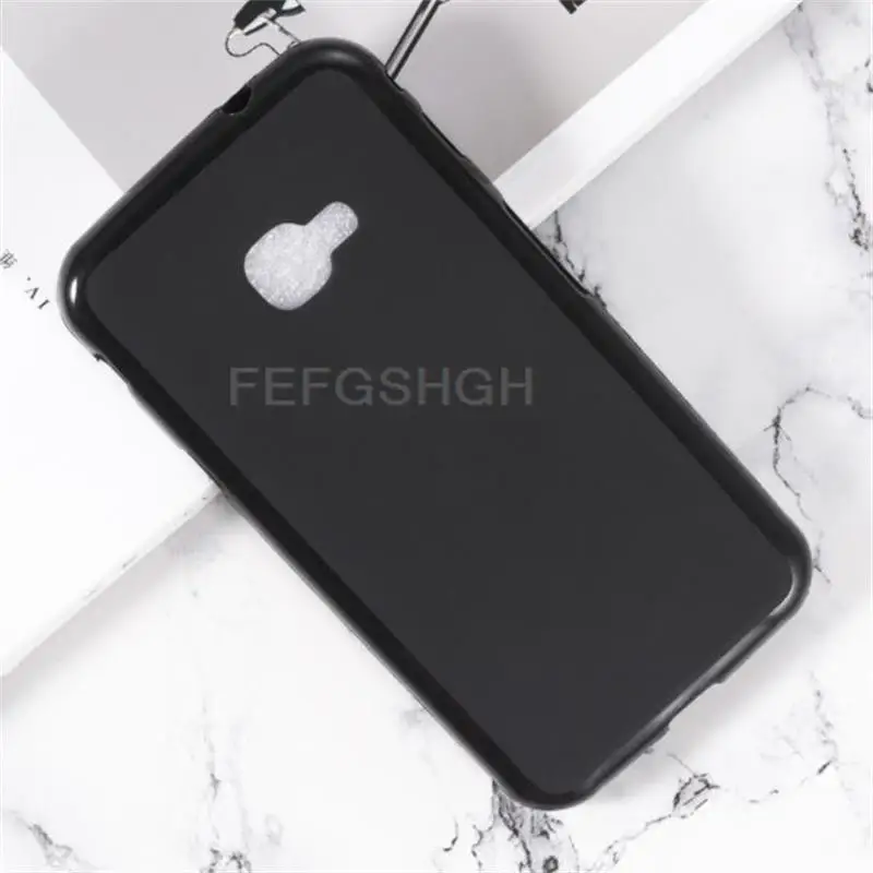 Anti-knock Soft TPU Phone Case For Samsung Galaxy Xcover 4 4S SM-G390F Silicone Caso Cover Bumper Tempered Glass