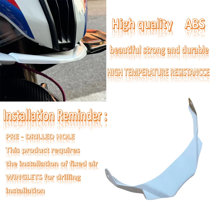 For BMW S1000RR M1000RR 2019-2022 front lip fairing decoration motorcycle to reduce wind resistance