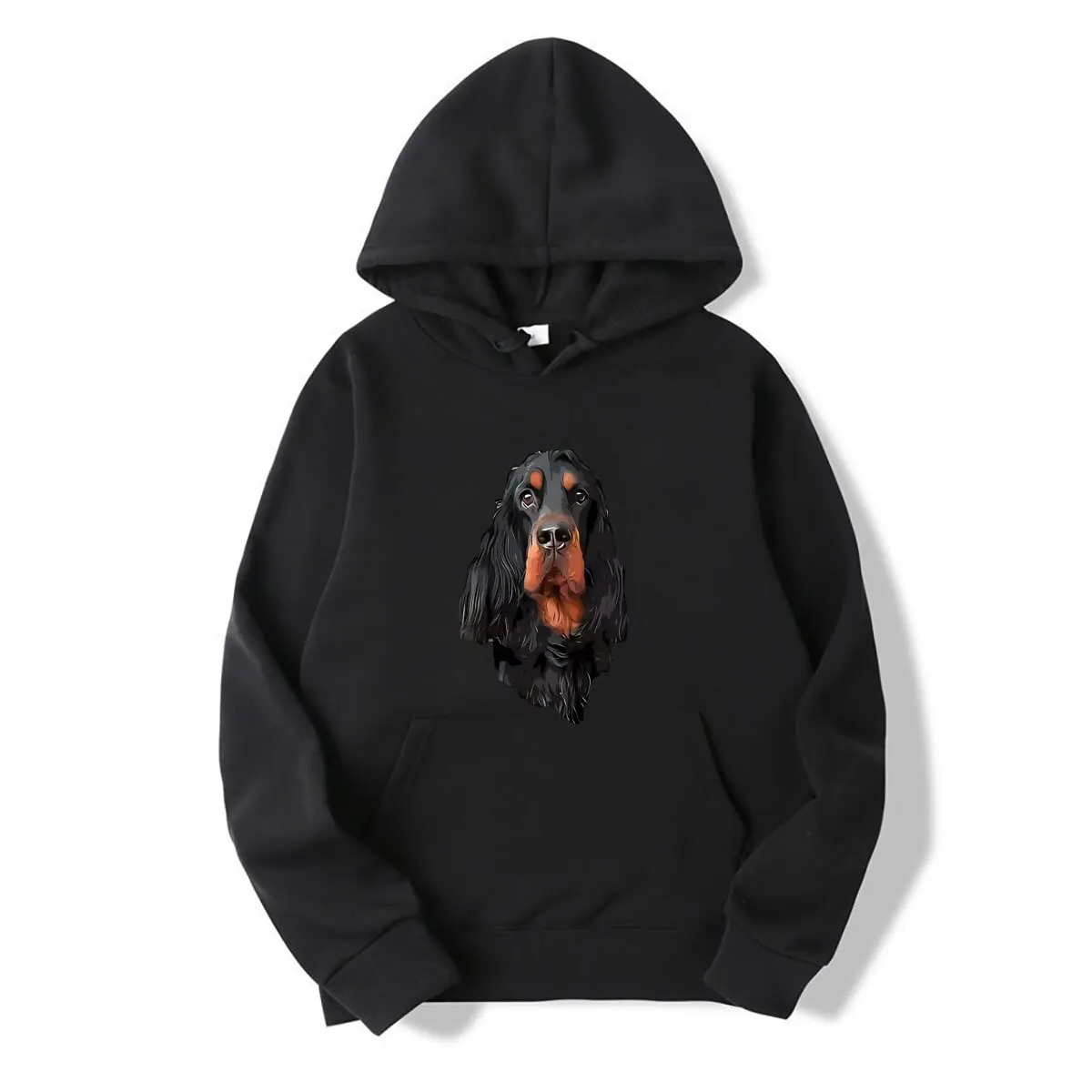 Gordon Setter - Stunning Artistic Portrait Hooded sweatshirt anime clothes quick-drying black Hooded sweatshirt for men