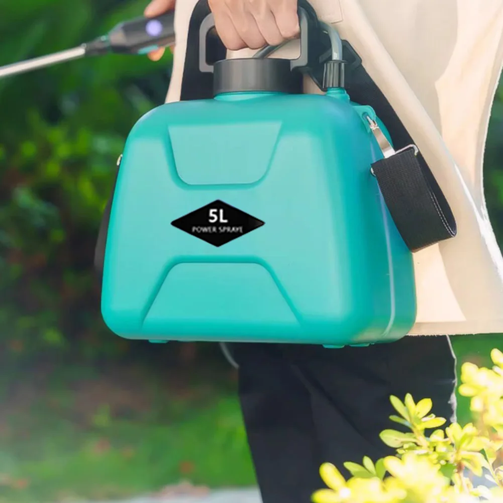 بخاخ كهربائي بقضيب تلسكوبي ، 5 لتر ، أداة ري الحدائق ، شحن usb ، للنبات