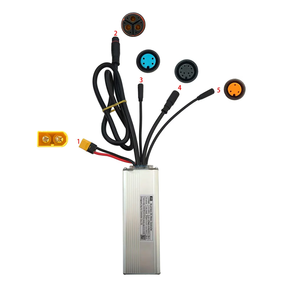 

Контроллер бесщеточного двигателя для электровелосипедов JH4AS7681DZHPZN 48В 26А для электросамокатов, запчасти для регулировки скорости, аксессуары для MTB, контроллер скорости